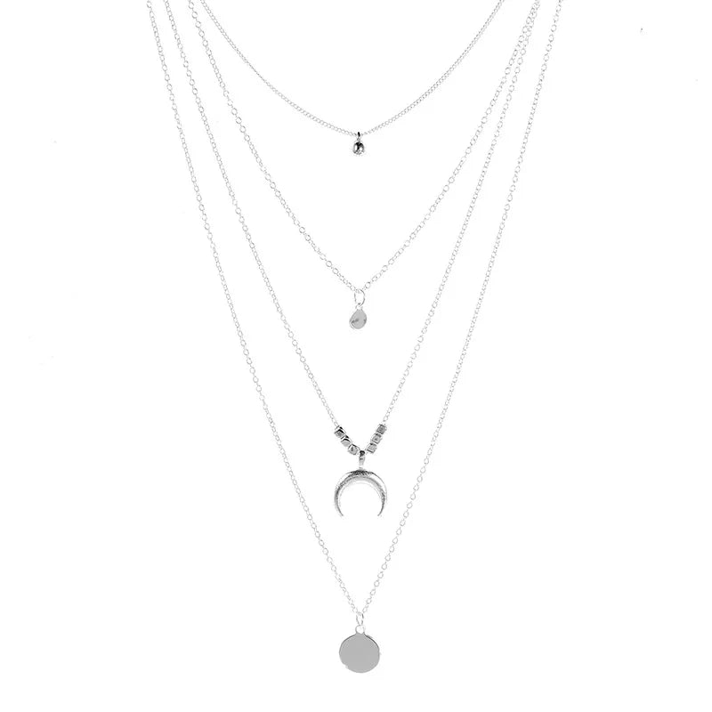 Various delicate necklaces