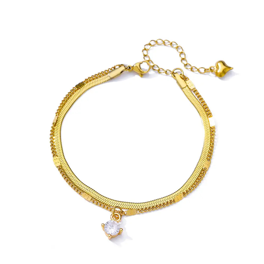 Elegant and delicate bracelets - Silver&Gold